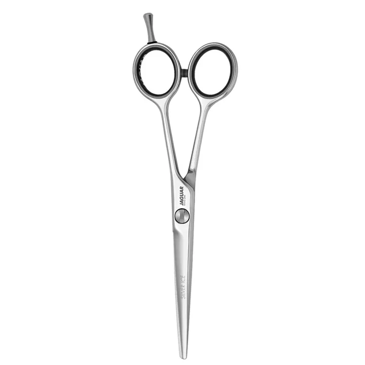 Jaguar Silver Ice cutting scissor with level classic rings.
